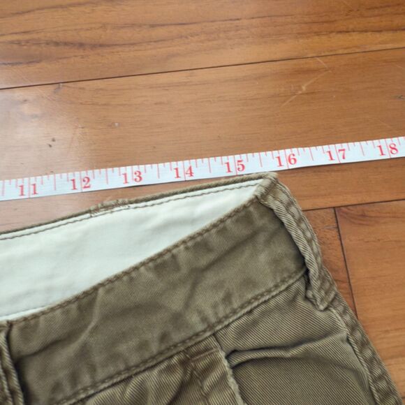 Men American Eagle Baggy Cargo Pants Y2K Western in Khaki Size W32 L32 - Picture 8 of 11